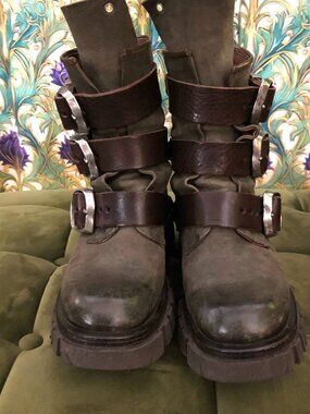 AS98 Hamish Boots Green 6.5 -7 7